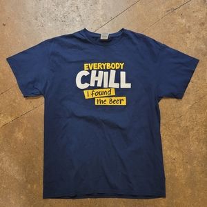 Vintage 90s funny I found the Beer Tshirt